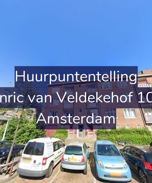 Foto gevel Huurpuntentelling voor Henric van Veldekehof 10-H, Amsterdam