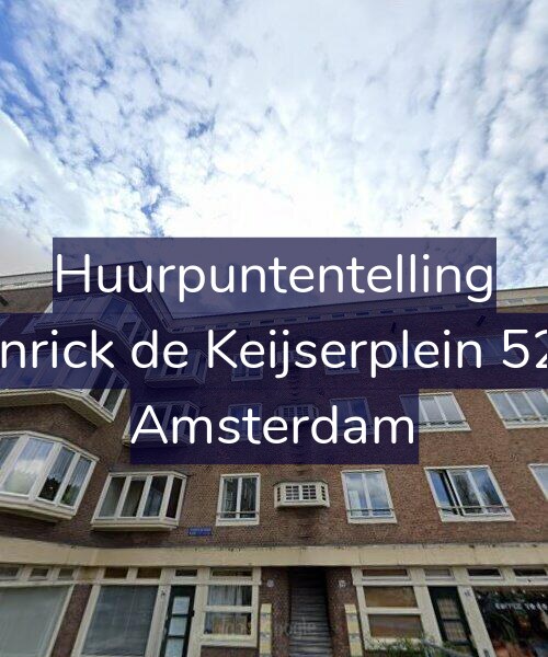 Foto gevel Huurpuntentelling voor Henrick de Keijserplein 52-2, Amsterdam