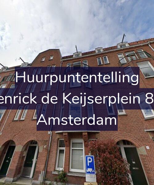 Foto gevel Huurpuntentelling voor Henrick de Keijserplein 8-2, Amsterdam