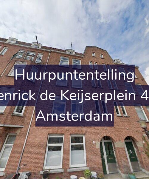 Foto gevel Huurpuntentelling voor Henrick de Keijserplein 4-2, Amsterdam