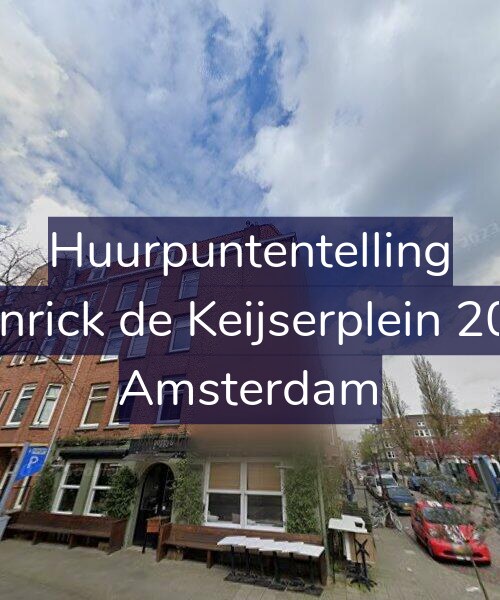 Foto gevel Huurpuntentelling voor Henrick de Keijserplein 20-3, Amsterdam