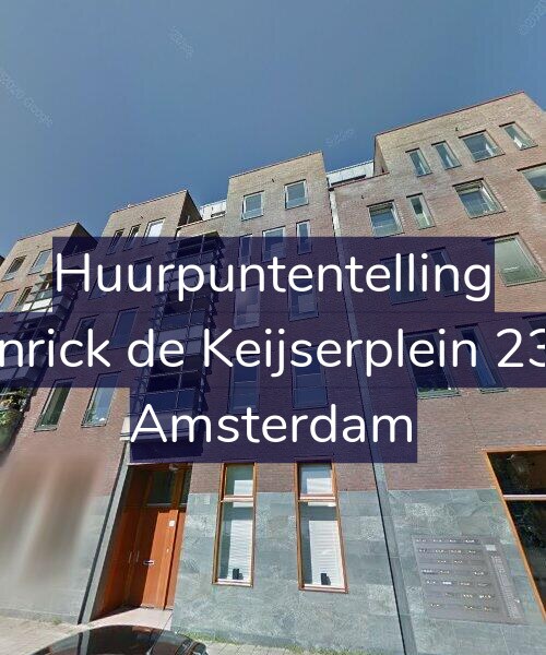 Foto gevel Huurpuntentelling voor Henrick de Keijserplein 23-A, Amsterdam