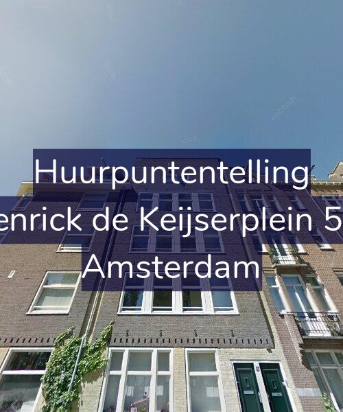 Foto gevel Huurpuntentelling voor Henrick de Keijserplein 5-2, Amsterdam