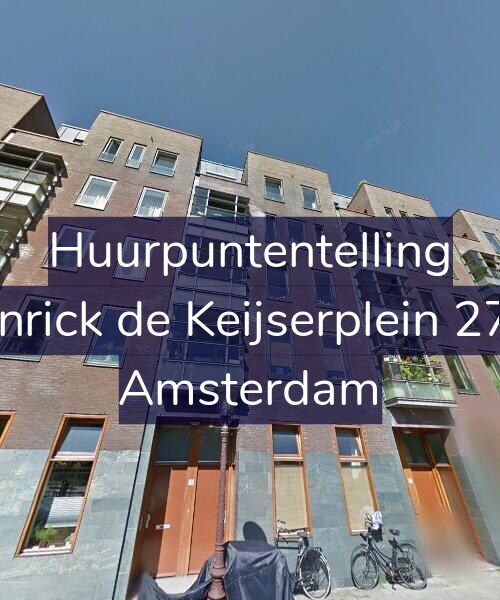 Foto gevel Huurpuntentelling voor Henrick de Keijserplein 27-C, Amsterdam