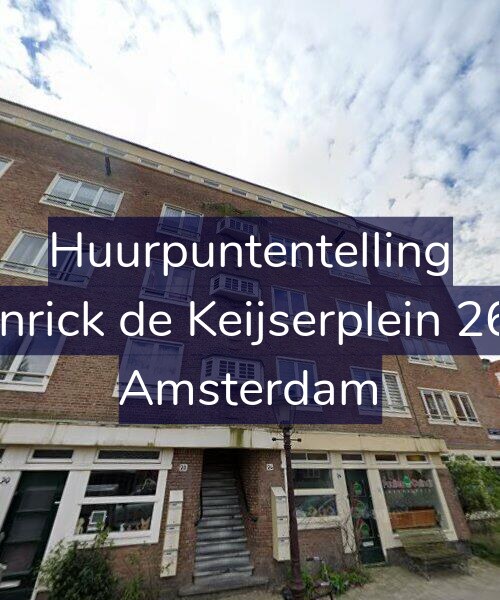 Foto gevel Huurpuntentelling voor Henrick de Keijserplein 26-2, Amsterdam