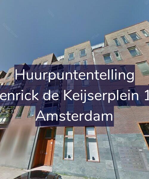 Foto gevel Huurpuntentelling voor Henrick de Keijserplein 19, Amsterdam