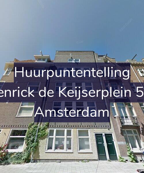Foto gevel Huurpuntentelling voor Henrick de Keijserplein 5-1, Amsterdam