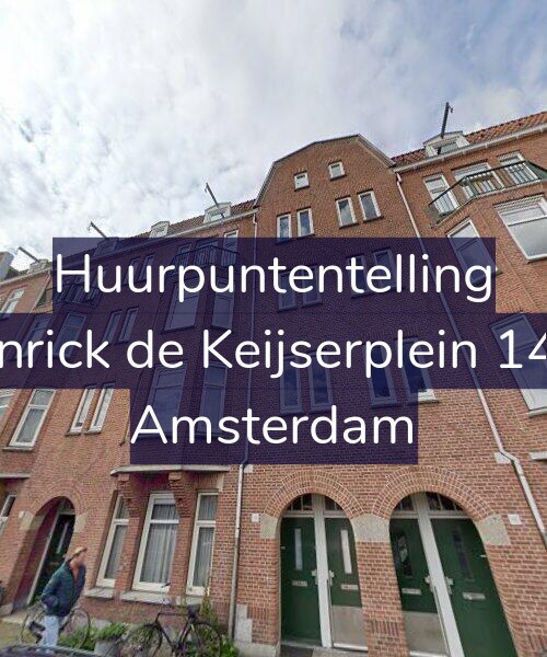 Foto gevel Huurpuntentelling voor Henrick de Keijserplein 14-H, Amsterdam