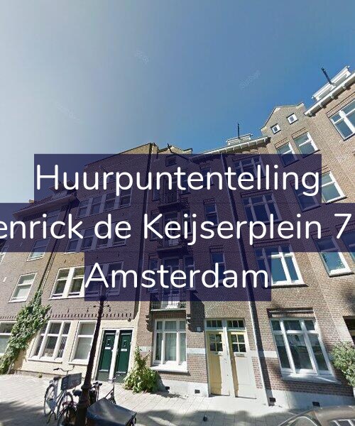 Foto gevel Huurpuntentelling voor Henrick de Keijserplein 7-C, Amsterdam
