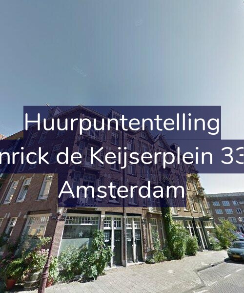 Foto gevel Huurpuntentelling voor Henrick de Keijserplein 33-H, Amsterdam