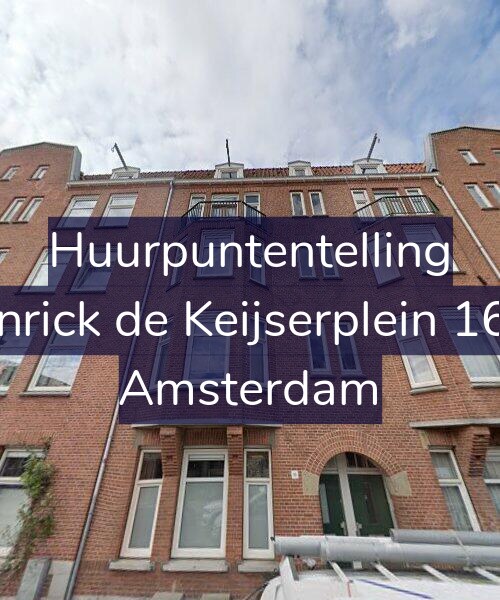 Foto gevel Huurpuntentelling voor Henrick de Keijserplein 16-H, Amsterdam