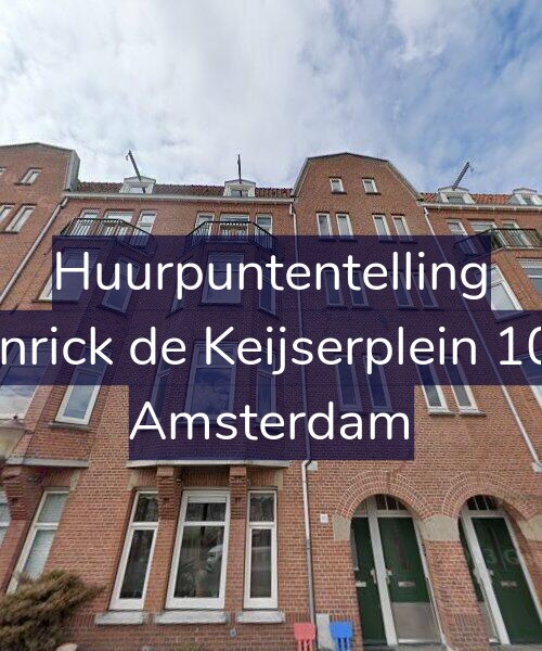 Foto gevel Huurpuntentelling voor Henrick de Keijserplein 10-1, Amsterdam