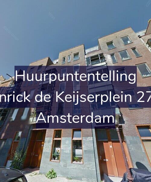 Foto gevel Huurpuntentelling voor Henrick de Keijserplein 27-D, Amsterdam