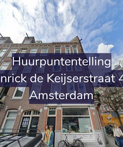 Foto gevel Huurpuntentelling voor Henrick de Keijserstraat 4-3, Amsterdam