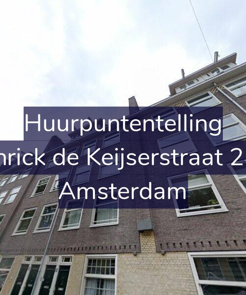 Foto gevel Huurpuntentelling voor Henrick de Keijserstraat 24-3, Amsterdam