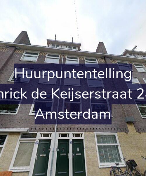 Foto gevel Huurpuntentelling voor Henrick de Keijserstraat 28-2, Amsterdam