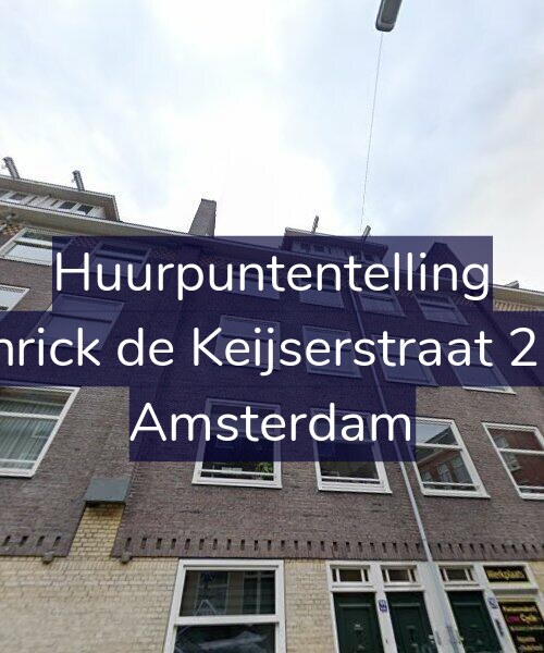 Foto gevel Huurpuntentelling voor Henrick de Keijserstraat 22-2, Amsterdam