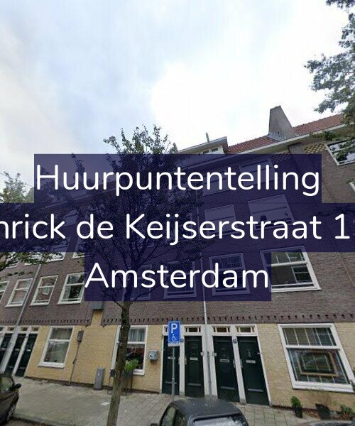 Foto gevel Huurpuntentelling voor Henrick de Keijserstraat 19-3, Amsterdam