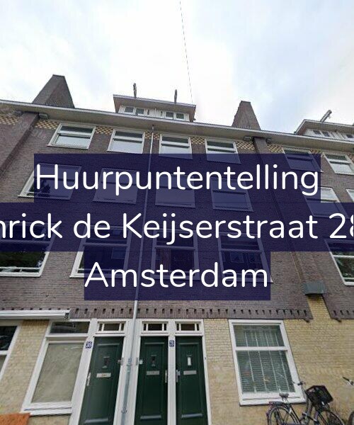 Foto gevel Huurpuntentelling voor Henrick de Keijserstraat 28-H, Amsterdam