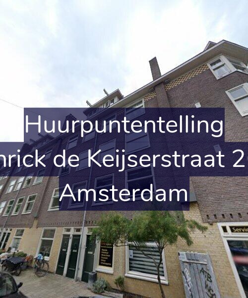 Foto gevel Huurpuntentelling voor Henrick de Keijserstraat 20-1, Amsterdam