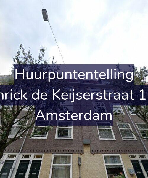 Foto gevel Huurpuntentelling voor Henrick de Keijserstraat 17-2, Amsterdam