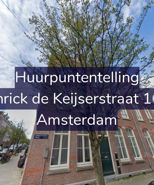 Foto gevel Huurpuntentelling voor Henrick de Keijserstraat 16-A, Amsterdam