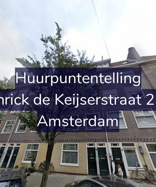 Foto gevel Huurpuntentelling voor Henrick de Keijserstraat 23-1, Amsterdam