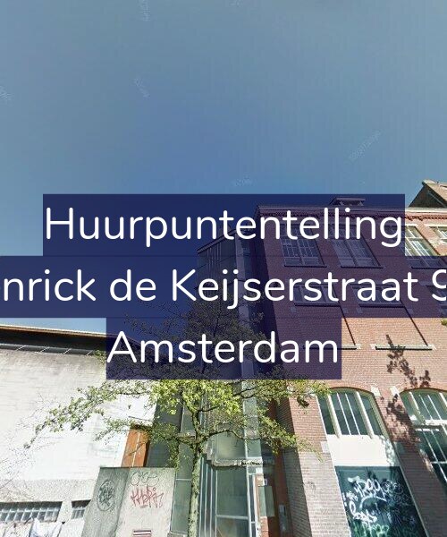 Foto gevel Huurpuntentelling voor Henrick de Keijserstraat 9-3, Amsterdam