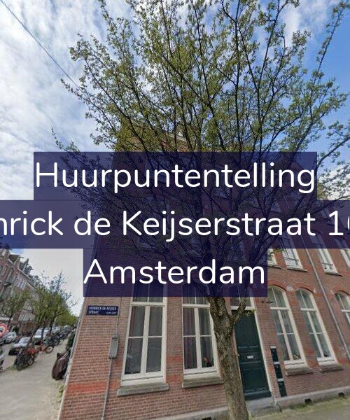 Foto gevel Huurpuntentelling voor Henrick de Keijserstraat 16-C, Amsterdam