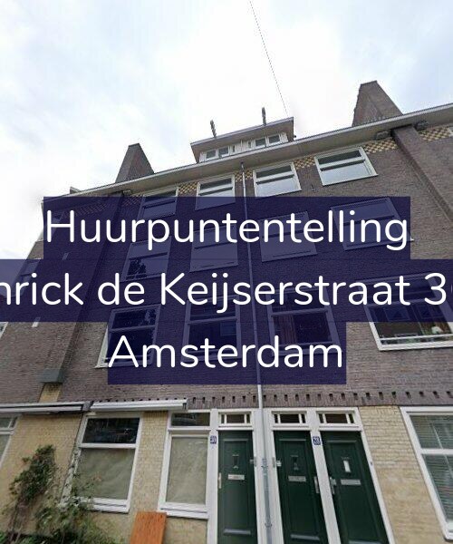 Foto gevel Huurpuntentelling voor Henrick de Keijserstraat 30-2, Amsterdam