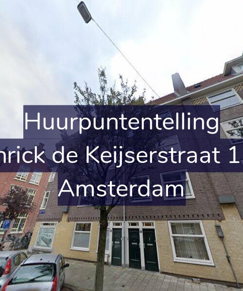 Foto gevel Huurpuntentelling voor Henrick de Keijserstraat 15-1, Amsterdam