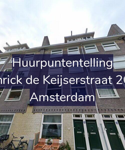 Foto gevel Huurpuntentelling voor Henrick de Keijserstraat 26-H, Amsterdam