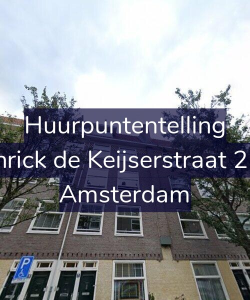 Foto gevel Huurpuntentelling voor Henrick de Keijserstraat 21-2, Amsterdam