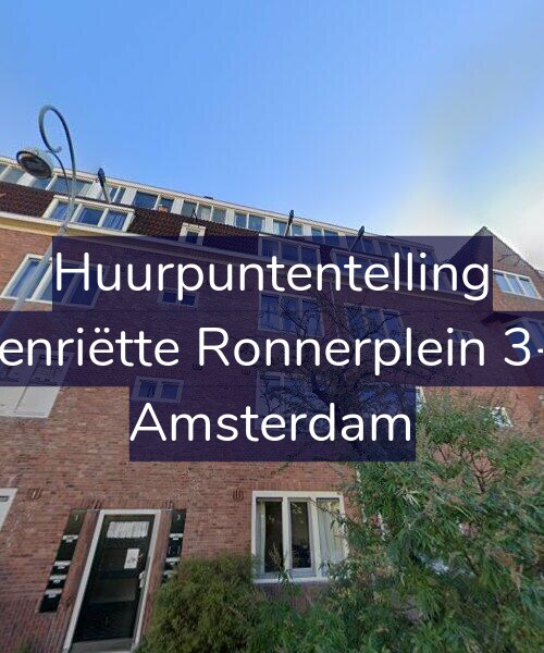Foto gevel Huurpuntentelling voor Henriëtte Ronnerplein 3-2, Amsterdam