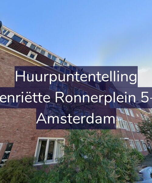 Foto gevel Huurpuntentelling voor Henriëtte Ronnerplein 5-1, Amsterdam