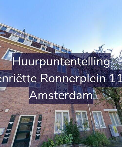 Foto gevel Huurpuntentelling voor Henriëtte Ronnerplein 11-1, Amsterdam