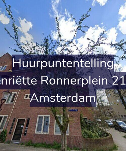 Foto gevel Huurpuntentelling voor Henriëtte Ronnerplein 21-H, Amsterdam