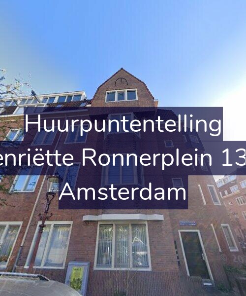 Foto gevel Huurpuntentelling voor Henriëtte Ronnerplein 13-2, Amsterdam