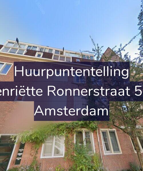Foto gevel Huurpuntentelling voor Henriëtte Ronnerstraat 5-H, Amsterdam