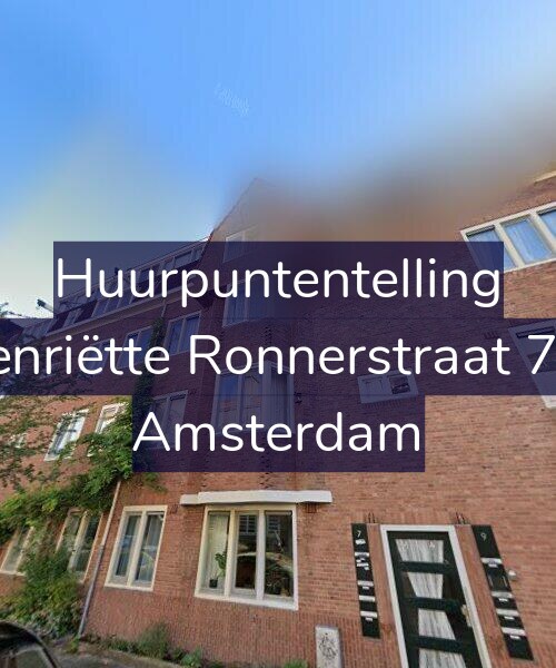 Foto gevel Huurpuntentelling voor Henriëtte Ronnerstraat 7-2, Amsterdam