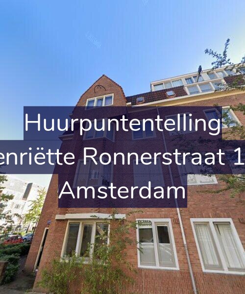 Foto gevel Huurpuntentelling voor Henriëtte Ronnerstraat 1-1, Amsterdam