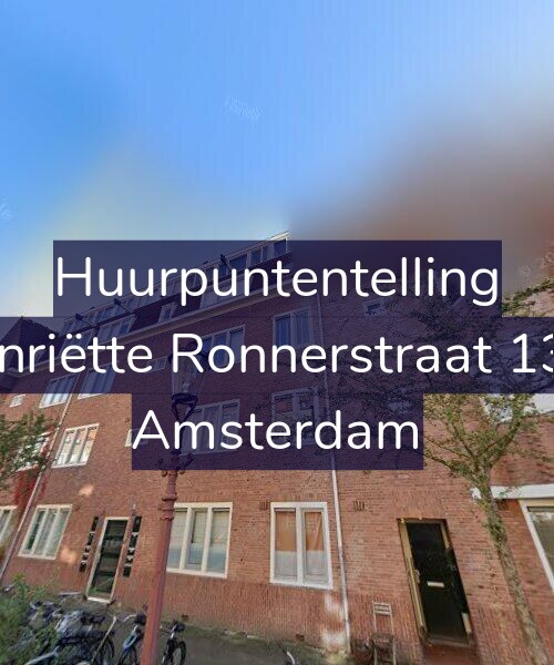Foto gevel Huurpuntentelling voor Henriëtte Ronnerstraat 13-4, Amsterdam