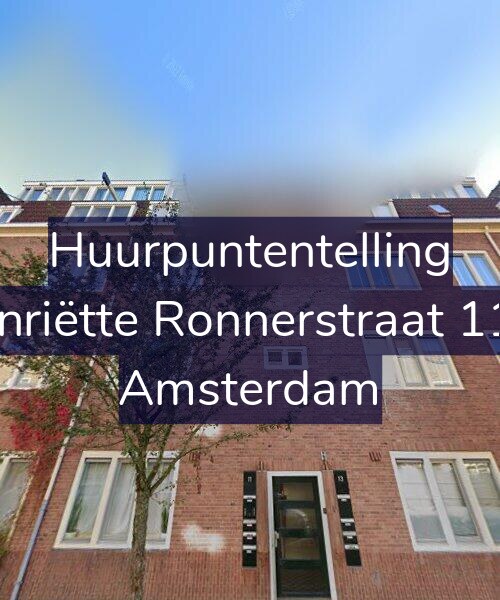Foto gevel Huurpuntentelling voor Henriëtte Ronnerstraat 11-2, Amsterdam