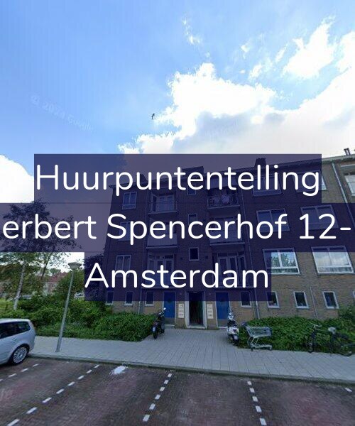Foto gevel Huurpuntentelling voor Herbert Spencerhof 12-H, Amsterdam