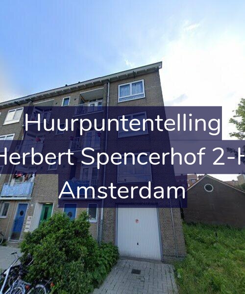 Foto gevel Huurpuntentelling voor Herbert Spencerhof 2-H, Amsterdam