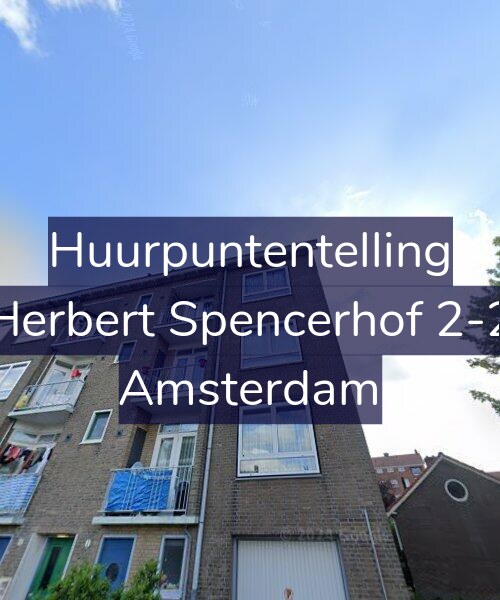 Foto gevel Huurpuntentelling voor Herbert Spencerhof 2-2, Amsterdam
