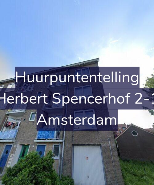 Foto gevel Huurpuntentelling voor Herbert Spencerhof 2-1, Amsterdam