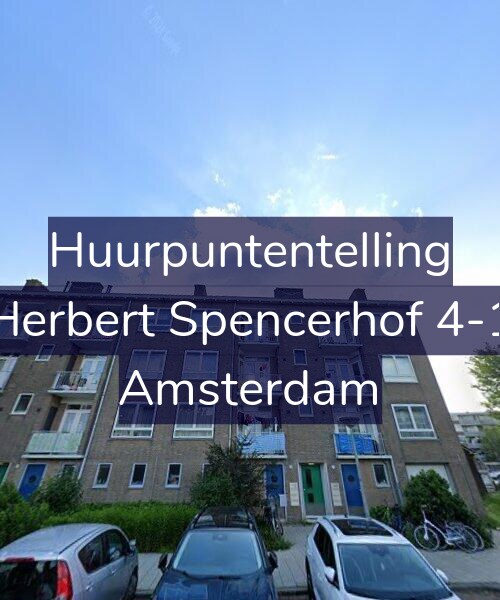 Foto gevel Huurpuntentelling voor Herbert Spencerhof 4-1, Amsterdam