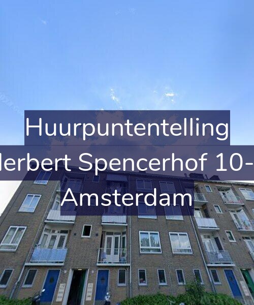 Foto gevel Huurpuntentelling voor Herbert Spencerhof 10-2, Amsterdam