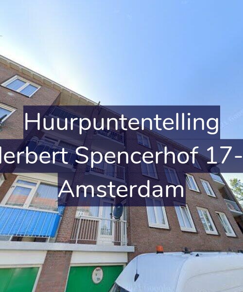Foto gevel Huurpuntentelling voor Herbert Spencerhof 17-2, Amsterdam